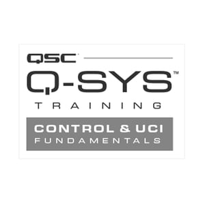 QSC Control & UCI Fundamentals Certified