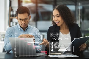 businessman-hand-project-manager-working-update-tasks-gantt-chart-scheduling-virtual-diagramwith-smart-phone-tablet-laptop-office