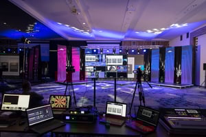 Technical consultancy and delivery oversight for hybrid event spaces, media capture, and smart automation